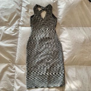 Guess Halter Criss-Crossed Back Dress